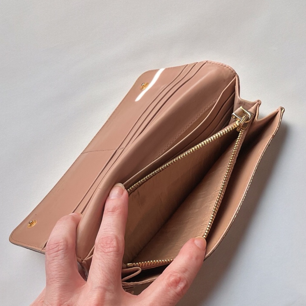 Authentic Prada Python Leather Continental Wallet… - image 8